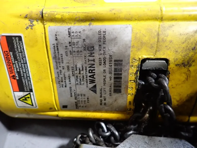 CM 1000 LBS HOIST