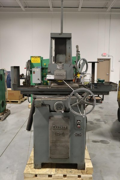 Gardner 1015 No. 1-1/2  Surface Grinder with Walker Ceramax 10" x 15" Magnetic Chuck, Acu-RIte Qwikcount 2-Axis (Y &amp; Z) DRO and Coolant Tank &amp; Pump- Auction Item