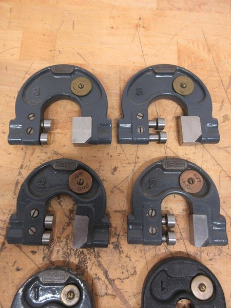 Taft-Peirce Snap Gages (7pcs), (1) #0, (2) #1's, (2) #2's, (2) #3's- Auction Item