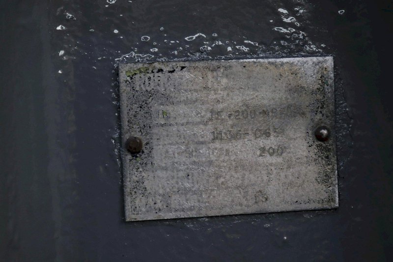 200 TON RODGERS MODEL #1F200-4820X HYDRAULIC WHEEL PRESS: STOCK #71119