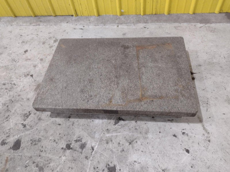 36&quot; X 24&quot; X 6&quot; CHALLENGE PRECISION INSPECTION GRANITE SURFACE PLATE: STOCK 23107