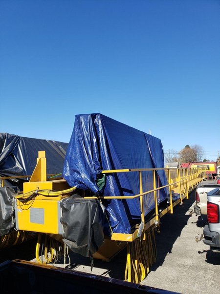 90/45 TON X 82&#039; X 40&#039; LIFT PHD 8 WHEEL OVERHEAD BRIDGE CRANE