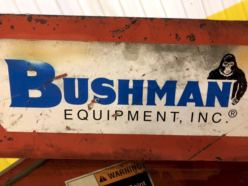 20,000 LB 10 TON BUSHMAN MODEL 6100 SINGLE RIM VERTICAL COIL LIFTING TONG SCISSOR TYPE COIL LIFT: STOCK #15815