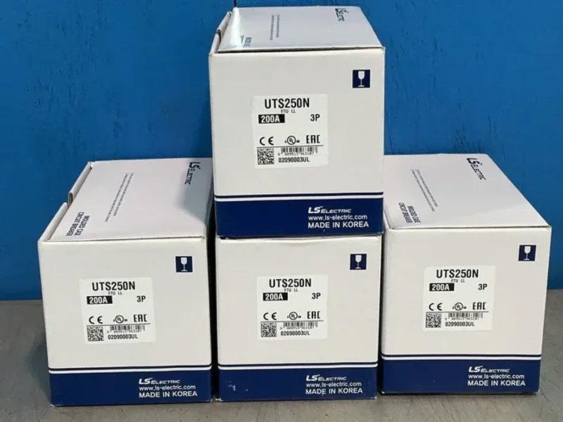 LS ELECTRIC 200 AMP UTS250N MOLDED CASE CIRCUIT BREAKERS  -  02090003UL