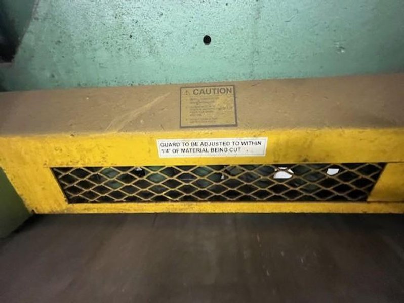 24" X 1/2" BETENBENDER SHEAR STOCK# 3904