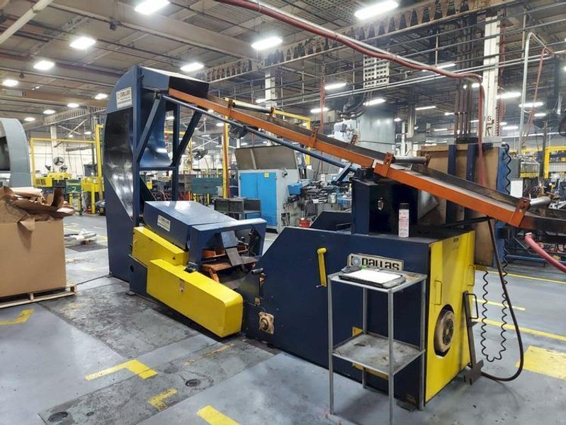 18&quot; W x 10,000 lbs x .25&quot; Dallas Coil Cradle Straightener Combination, Model DCSD-10000-18 &amp; DPS-3.5-5-18