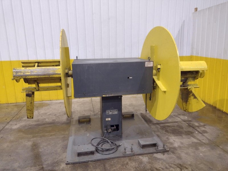 8,000 LBS X 24" COE MODEL #CPR-DE DOUBLE END PULL OFF COIL REEL UNCOILER: YOBRO #24985