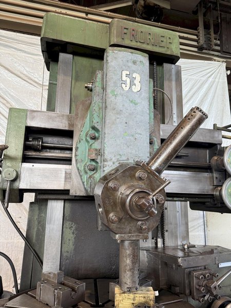 48" FRORIEP 4-JAW VERTICAL TURRET LATHE. STOCK # 0667925