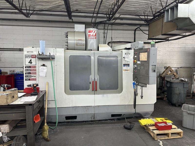 Haas VF4SS VMC, 2005 – Wired for 4th-Axis