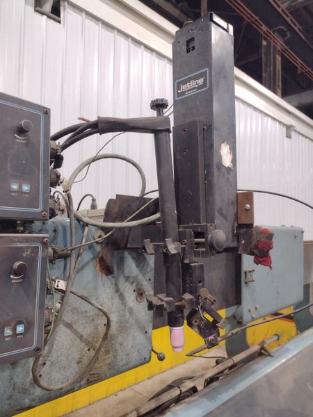 16' JETLINE ENGINEERING MODEL #LWS-192 LONGITUDINAL EXTERNAL SEAM WELDER : YOBRO #25752