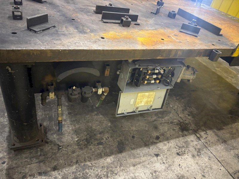 120&quot; X 100&quot; HEAVY DUTY STEEL LAYOUT WORK STATION TABLE: STOCK #23551