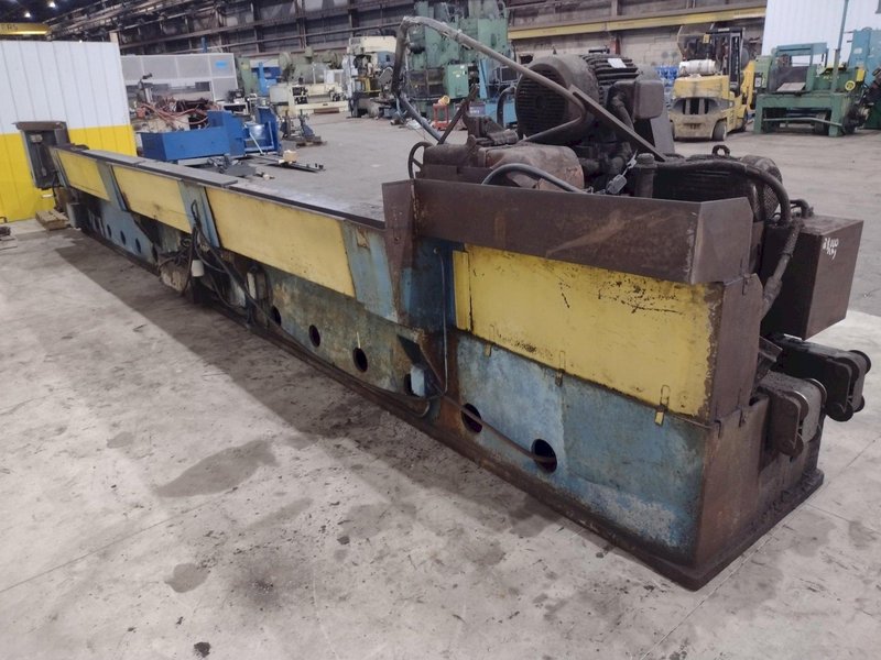 20' (240") X 8" HANCHETT MODEL #AK-240 AUTOMATIC TRAVELING HEAD KNIFE &amp; BLADE GRINDER / SHARPENER: STOCK #21143