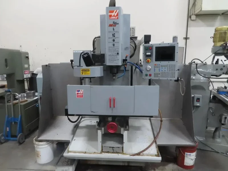 2002 Haas TM-1 CNC Vertical Machining Center, 30"x12"x16" Travel, 4,000 RPM, 10-Slot ATC, 7.5 HP FOB Portland, OR $10,500