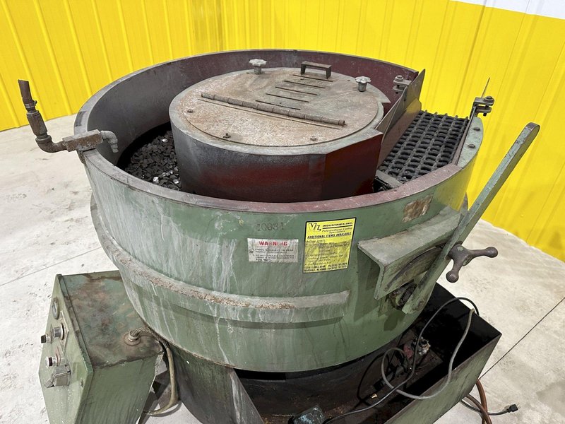 10.5 FT HAMMOND ROTOFINISH MODEL #ST-10 ROTARY BOWL VIBRATORY PARTS DEBURRING FINISHER: STOCK #20063
