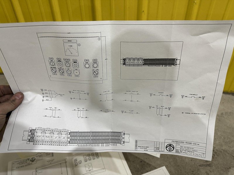2.25" X 6 ROLL MACKINTOSH-HEMPHILL / TURNER MODEL #922 TUBE &amp; BAR STRAIGHTENER: STOCK #22572