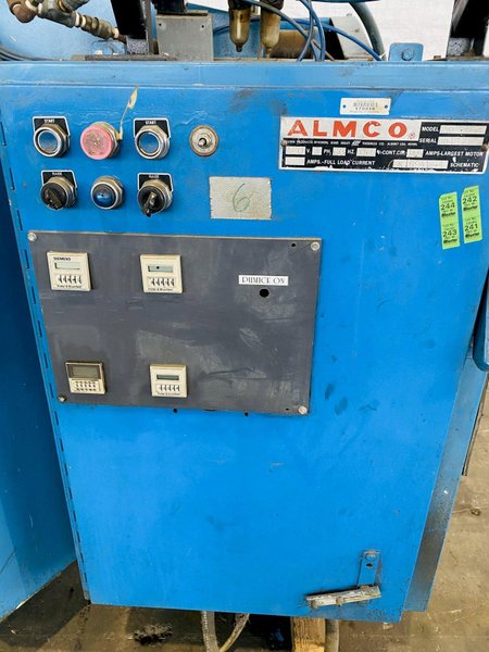 ALMCO 2SF-48A SPINDLE DEBURRING MACHINE. STOCK # 0953820