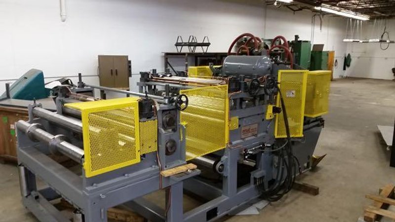 60" x .105" x 40,000# EMAG BLANKING LINE