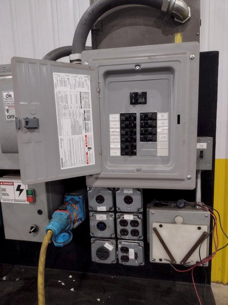 3 PHASE (240 &amp; 480 VOLT) ELECTRIC TEST BENCH WITH 15 &amp; 45 KVA TRANSFORMER: YOBRO #25298