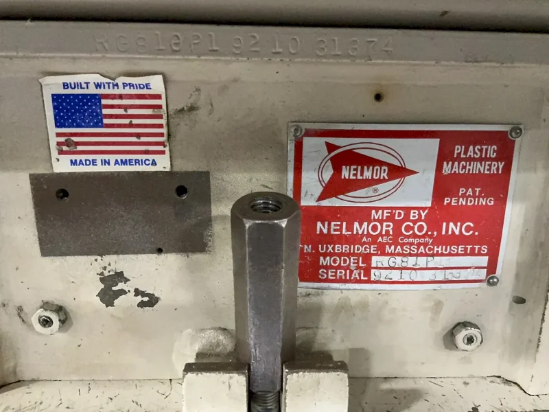 NELMOR 5 hp GRANULATOR  -  RG81P1