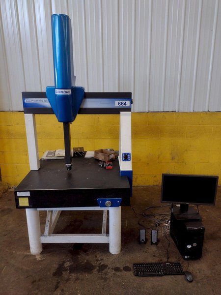 QUALITY CONTROL TECHNOLOGY QUANTAM MODEL # 664 3-AXIS COORDINATE MEASURING MACHINE: STOCK 16705