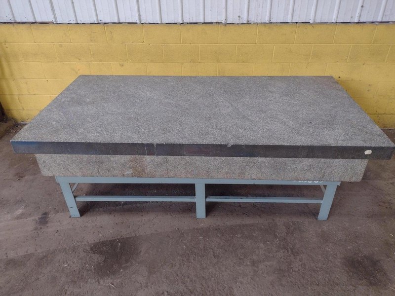 8&#039; X 4&#039; X 14&quot; MITCHELL PRECISION LAYOUT INSPECTION GRANITE TABLE: STOCK #23805