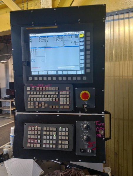 Cincinnati Milacron TC-30 CNC Horizontal Boring Mill, 1990 – Updated Fanuc 0i-MF Control