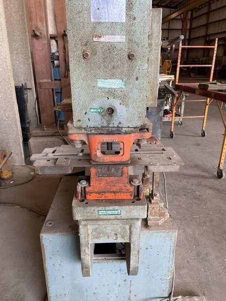 120 Ton Scotchman 12012 Ironworker, 1996 – Tooling Available