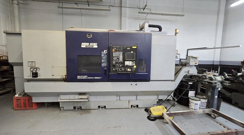 Mori Seiki Hitech Super Hicell 250 Multi Axis Lathe, 2003 – Sub Spindle, Live Tooling
