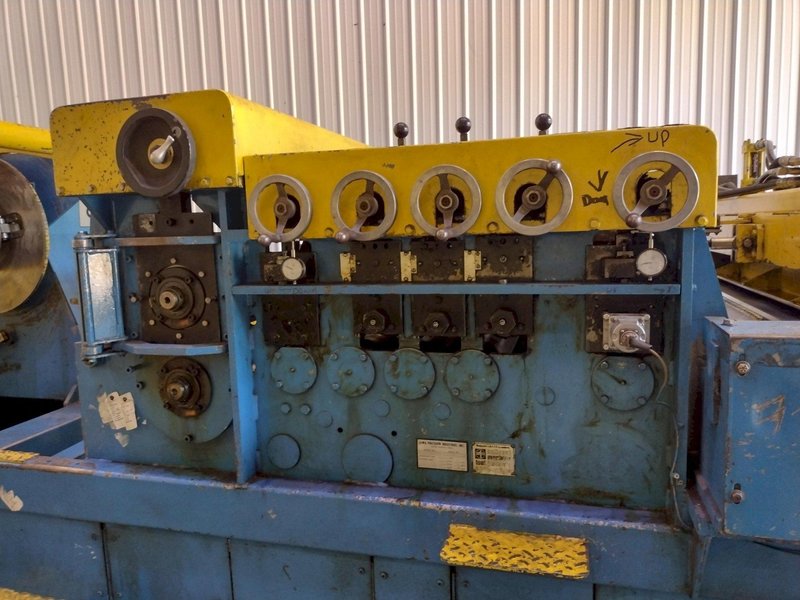60" x 14 GA X 20,000 LB IOWA PRECISION MODEL #SLR6014-2.5 SLITTING CUT TO LENGTH COIL SLEAR LINE: YOBRO #26015