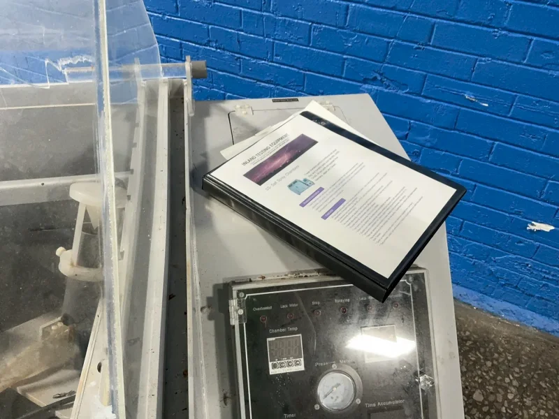 WEICE TESTING INSTRUMENT CO 35” X 24” X 20” SALT SPRAY CHAMBER   -  WTS90