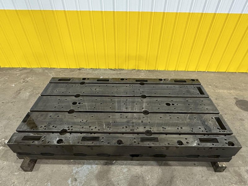 48&quot; X 92&quot; X 12&quot; T-SLOTTED LAYOUT RISER TABLE / FLOOR PLATE: STOCK #19723