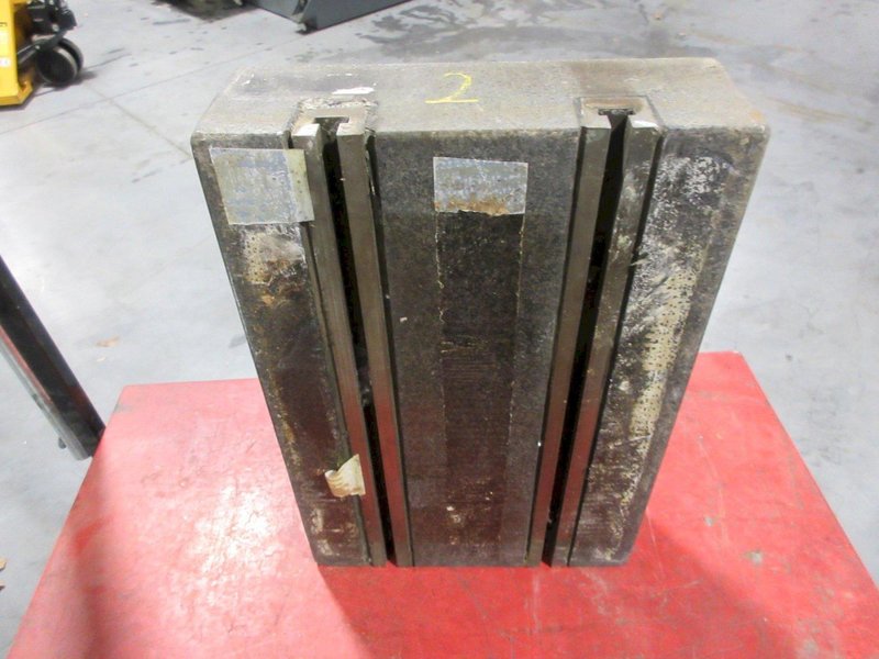 Granite Surface Plate Gray with T-Slotted Bottom 18" x 12" x 4"- Auction Item