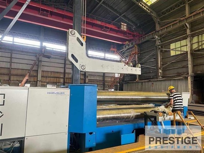 Haeusler EVO 42196 1.49" x 165" 4-Roll Plate Bending Machine