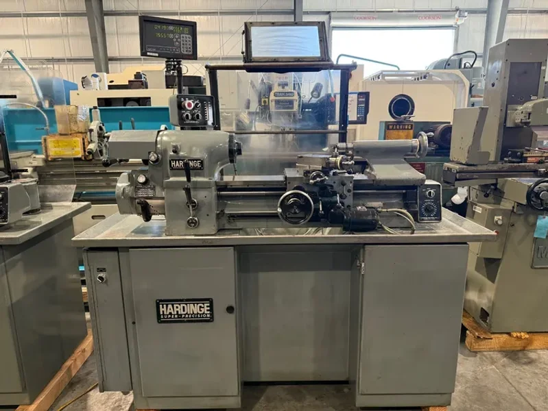 HARDINGE HLV-H Precision Tool Room Lathe 1984’ USA DRO #7653