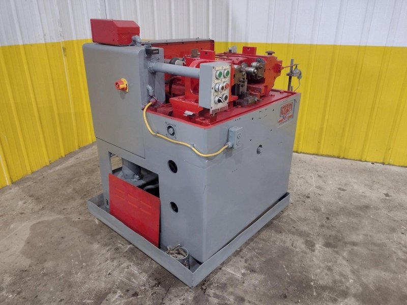 2&quot; REED MODEL B-111 CYLINDRICAL 2-DIE HORIZONTAL THREAD ROLLER THREADER: STOCK #16954