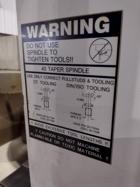 2002 HAAS MINI MILL VERTICAL MACHINING CENTER: YOBRO #23844