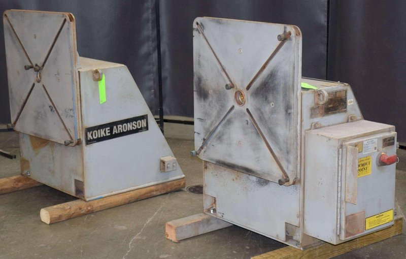 Aronson Headstock Tailstock Set HTS-5, 5000 Lbs. @ 6&quot; CG, 30&quot; x 30&quot; Tbl., V-Speed