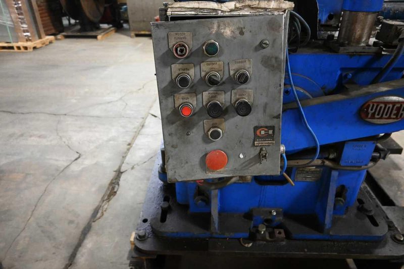 50 Ton x 4″ YODER P50 4-Post Cut-Off Press