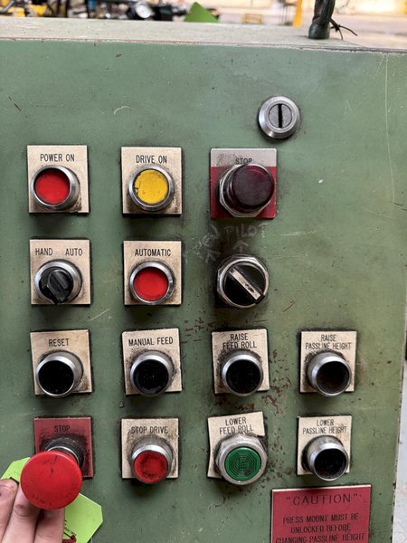 20,000 LB. X 54" X .060" COE COIL FEEDLINE. STOCK #0431126