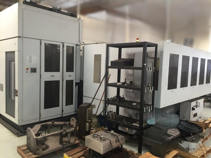 Mori Seiki NH4000DCG HMC 2010 - 6-Pallet FMS System, 4th Axis, 180 ATC