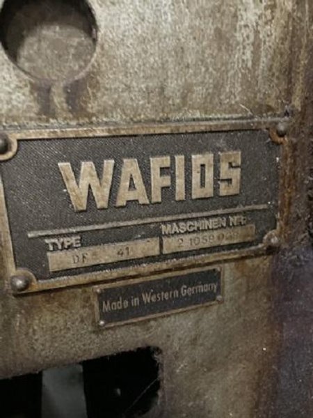 WAFIOS MODEL DF-41 CHAIN LINK FENCE WEAVING MACHINE