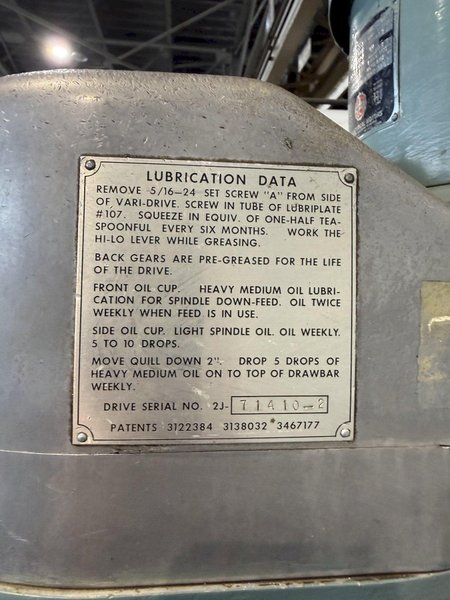 2 HP BRIDGEPORT SERIES 1 VERTICAL KNEE MILL. STOCK #1215025