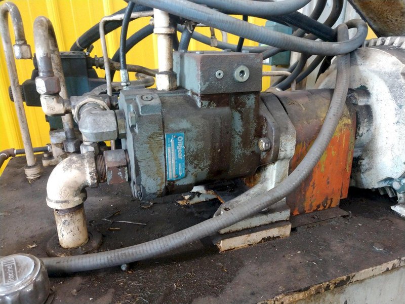 20 HP OILGEAR / RELIANCE MODEL #PVW2SLSAYCNNN PUMP &amp; HYDRAULIC POWER UNIT: STOCK #14981