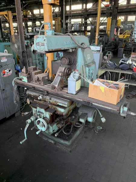 CINCINNATI NO. 2 HORIZONTAL MILLING MACHINE: YOBRO #26078