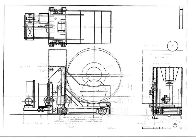 60,000# x 72" Paxson Cone Uncoiler w/Coil Car