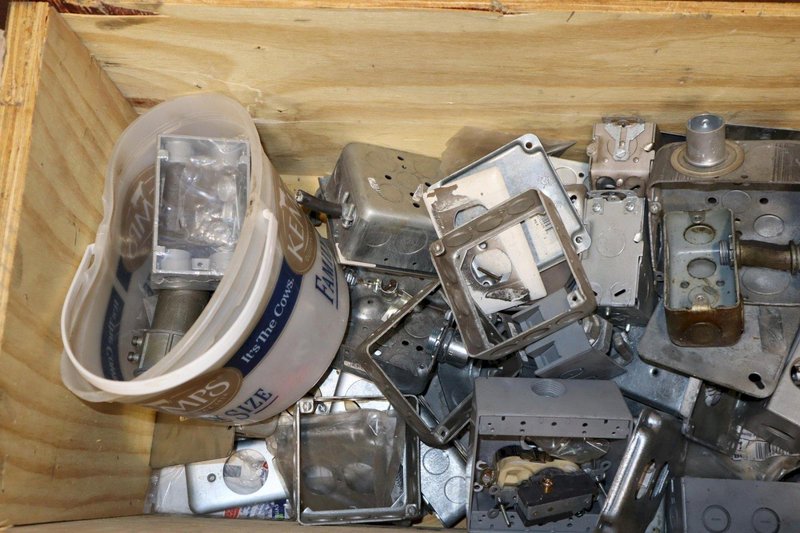 Large Assortment of Electrical / Electrician Hardware – Boxes, Connectors, Terminals, Straps &amp; More- Auction Item