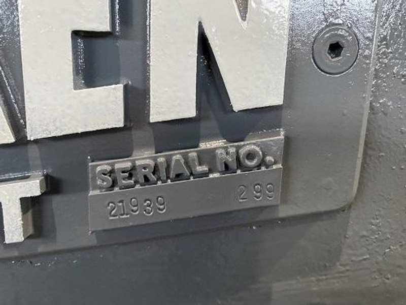 22/24 STAND X 3.5" TISHKEN # 24HW-S-3-1/2 ACCELERATOR ROLL FORMER NEW 1999