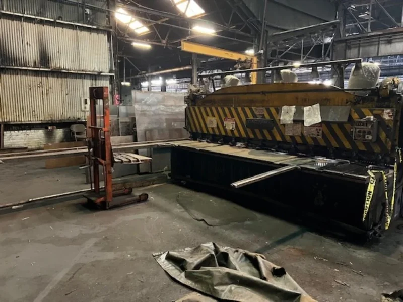 12' x 3/8" CINCINNATI MODEL #2512 MECHANICAL POWER SQUARING SHEAR: STOCK #20738