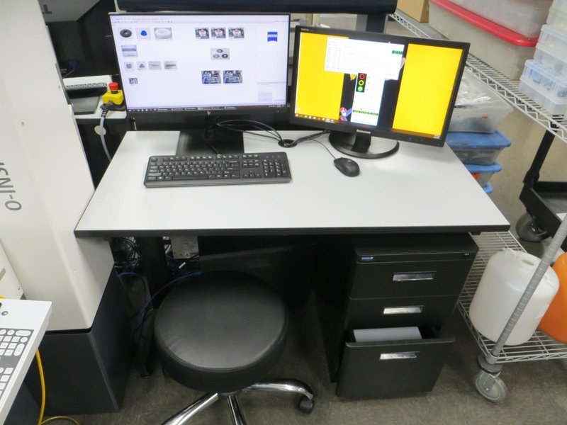Zeiss O-Inspect 5/4/3 Multi-Sensor Measuring Machine with Rotary Axis, Zeiss VAST XXT, Zeiss Discovery Zoom Lens