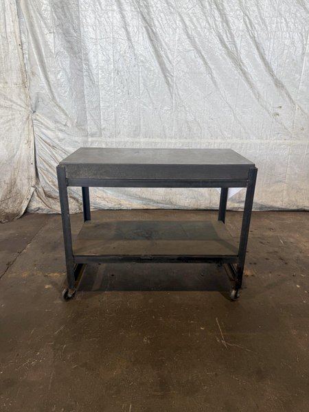 48&quot; X 24&quot; X 4&quot; METROPLATE GRANITE SURFACE PLATE W/ STAND. STOCK # 0449425.
